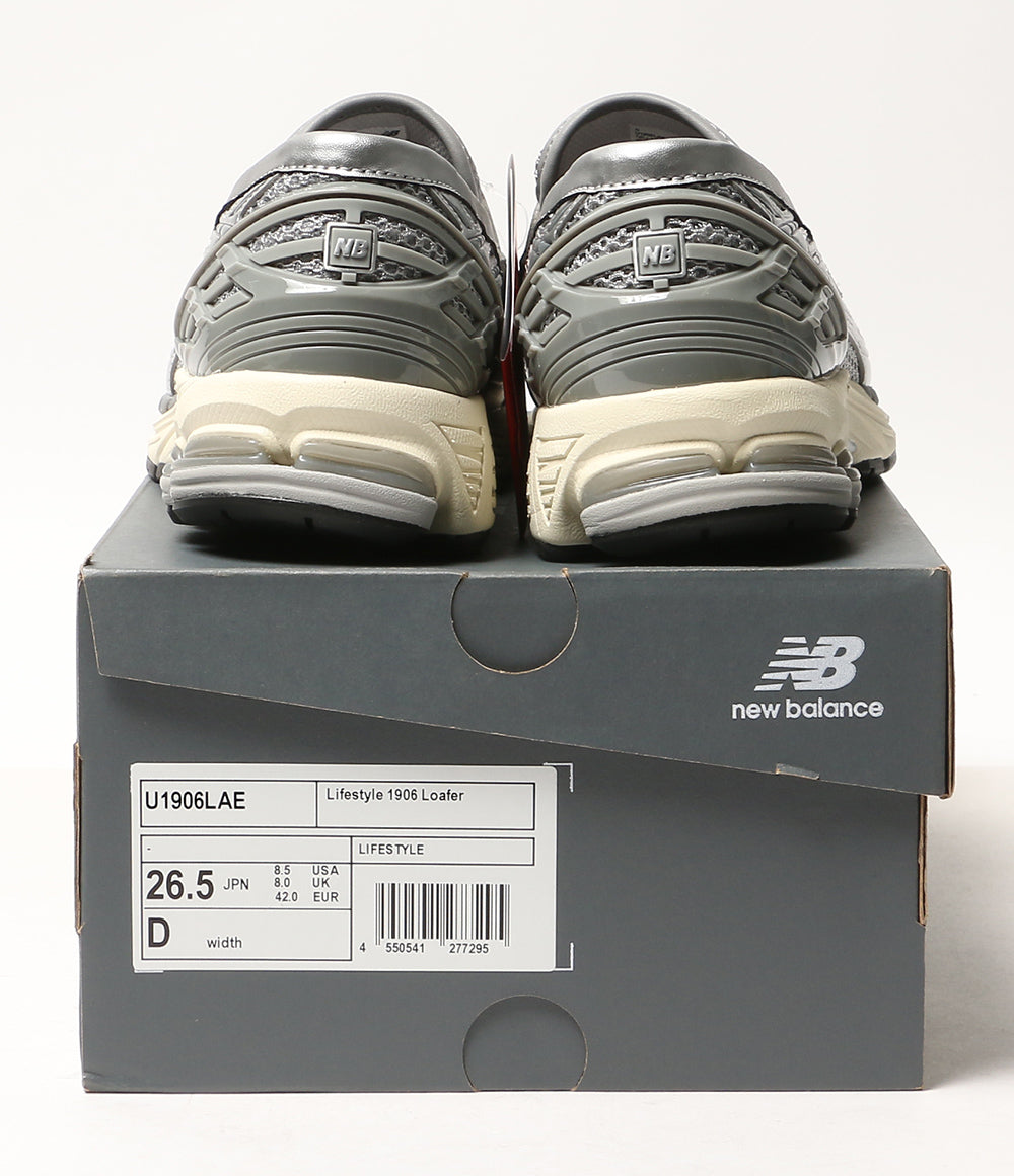 美品 new balance ローファー 1906L シルバー U1906LAE メンズ SIZE 26.5cm ニューバランス