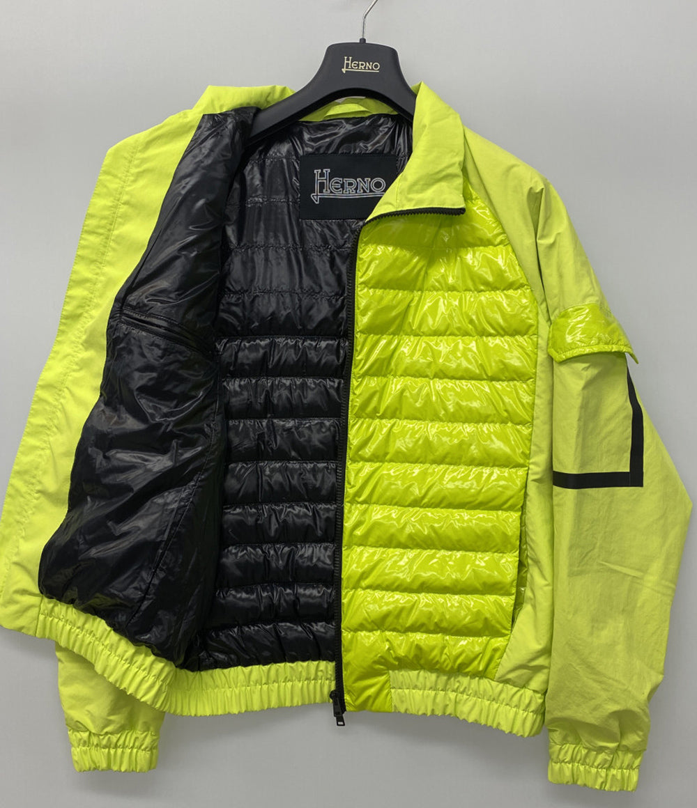 HERNO ダウンジャケット 切替 PI000998U-12220-3070 メンズ SIZE 48 ヘルノ