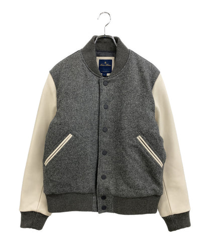 美品 Brooks Brothers スタジャン ウールメルトン バーシティ 19-45-6551 メンズ SIZE S ブルックスブラザーズ