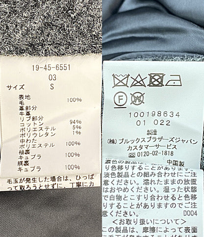 美品 Brooks Brothers スタジャン ウールメルトン バーシティ 19-45-6551 メンズ SIZE S ブルックスブラザーズ