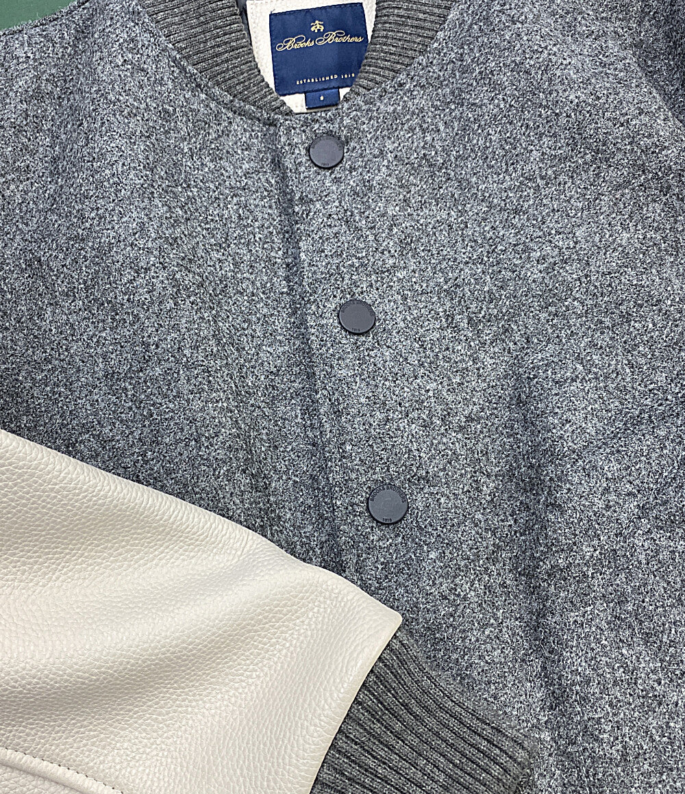 美品 Brooks Brothers スタジャン ウールメルトン バーシティ 19-45-6551 メンズ SIZE S ブルックスブラザーズ