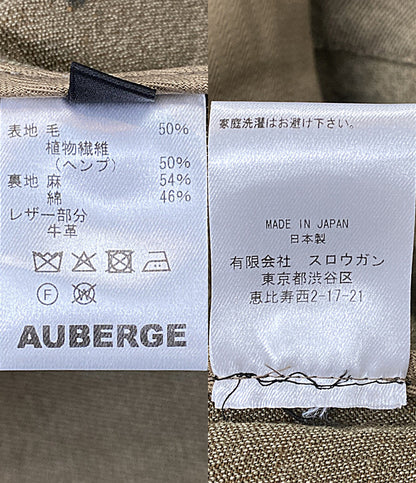 AUBERGE テーラードジャケット ブラウン メンズ SIZE 38 オーベルジュ