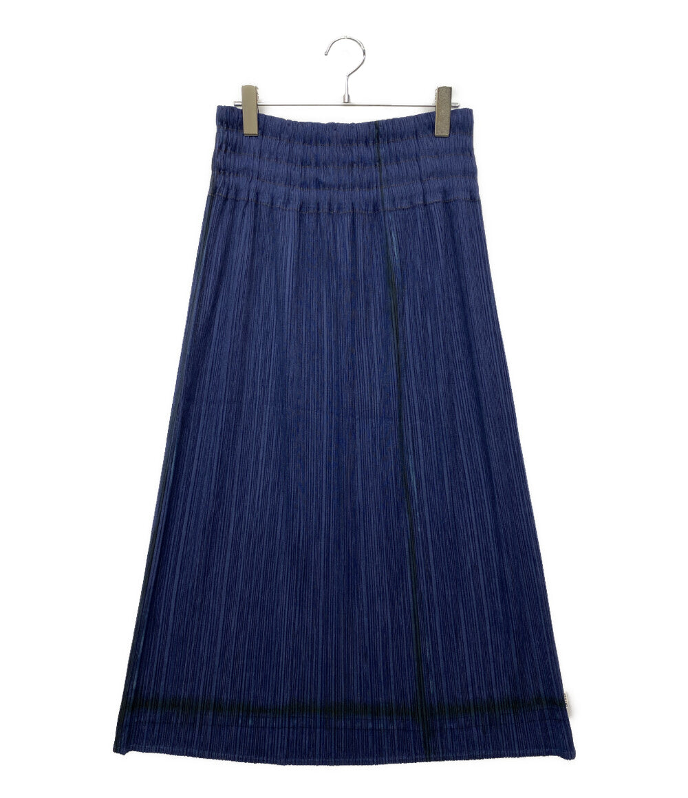 PLEATS PLEASE スカート PP33-JG724 ネイビー レディース SIZE 4 プリーツプリーズ