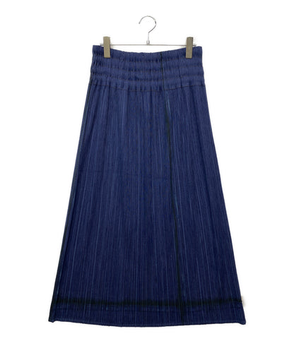 PLEATS PLEASE スカート PP33-JG724 ネイビー レディース SIZE 4 プリーツプリーズ