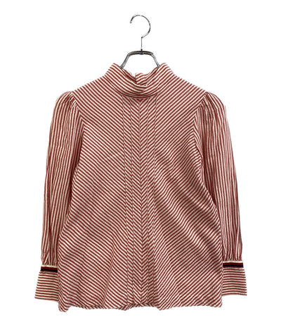 GUCCI 長袖ブラウス 子供服 レッド×ホワイト キッズ SIZE 12 グッチ