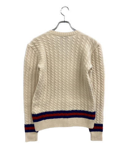 GUCCI ニット 子供服 ケーブルニット ベージュ キッズ SIZE 12 グッチ