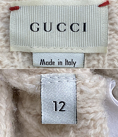 GUCCI ニット 子供服 ケーブルニット ベージュ キッズ SIZE 12 グッチ