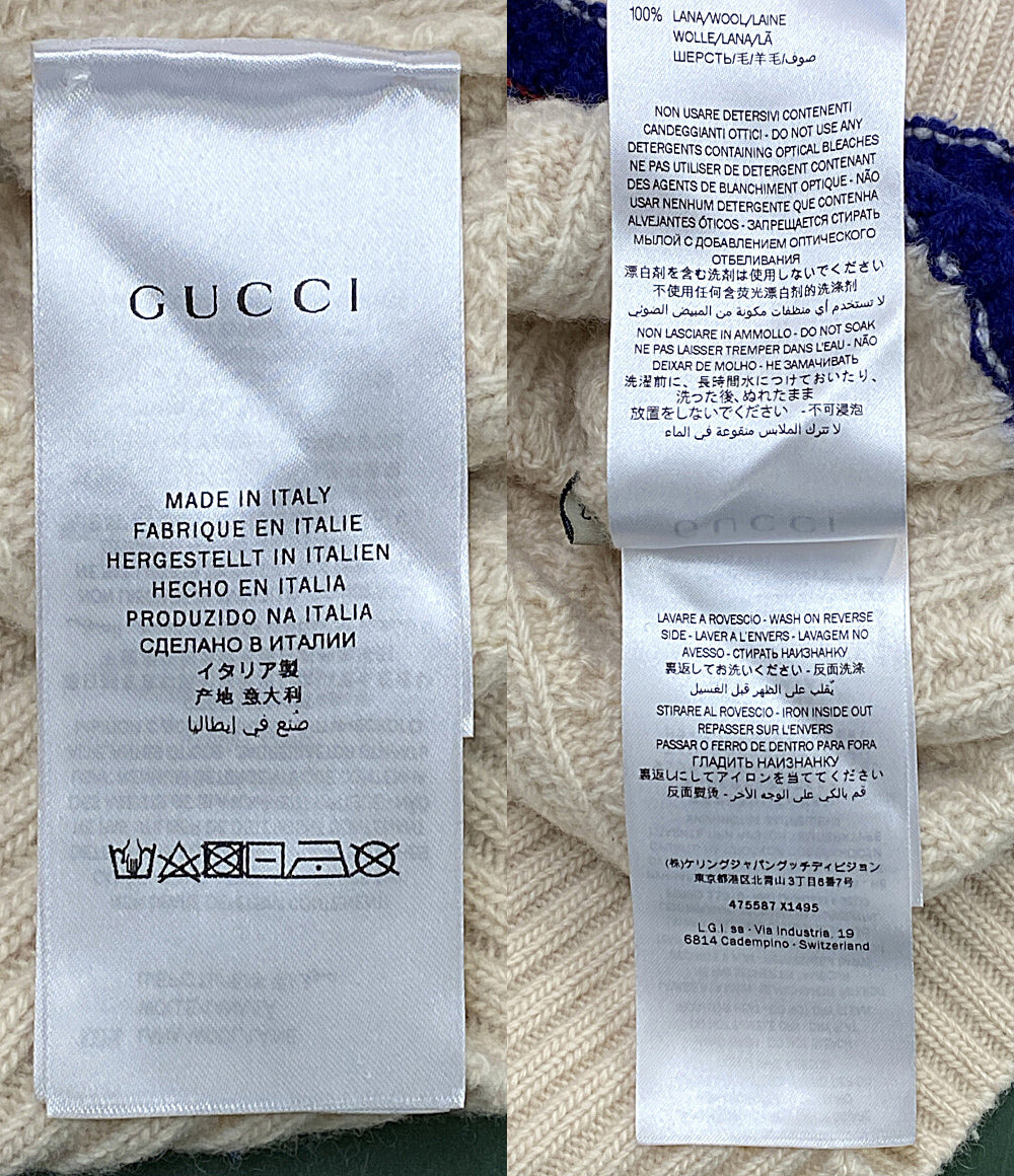 GUCCI ニット 子供服 ケーブルニット ベージュ キッズ SIZE 12 グッチ