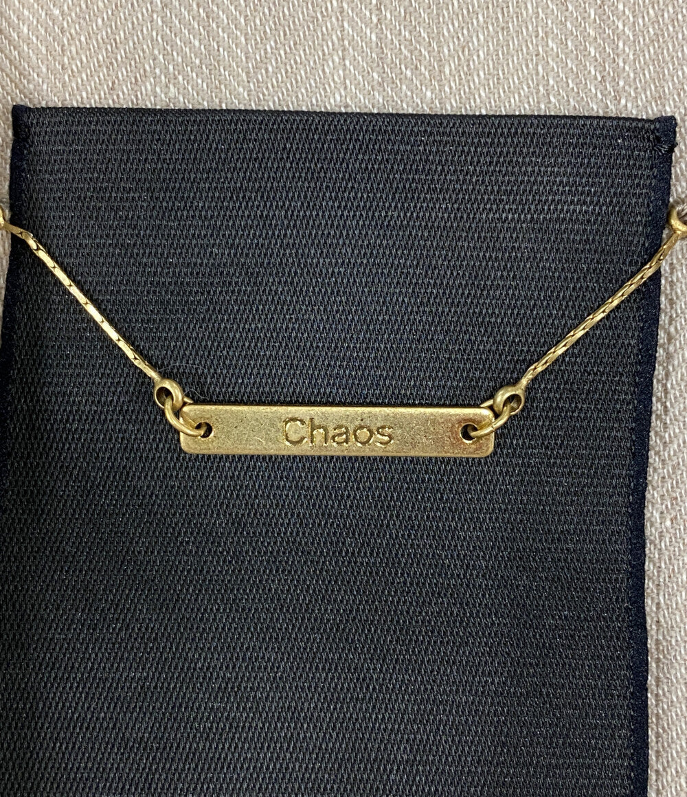美品 Chaos テーラードジャケット アイボリー ナリアンジャケット ウールリネン CH007033ER レディース SIZE F カオス