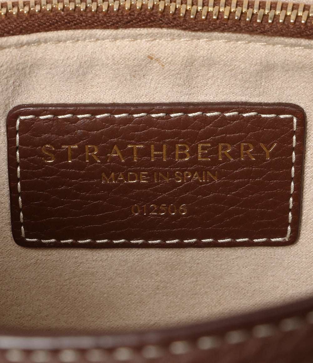 STRATHBERRY ストラスベリー ショルダーバッグ mosaic bag ブラウン レディース