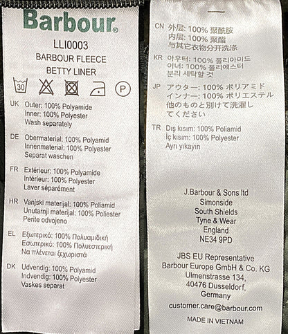美品 BARBOUR ベスト キルティングベスト オリーブ LLI0003 レディース SIZE 12 バブアー