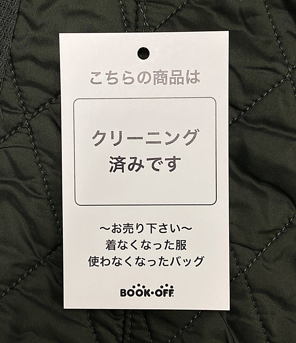 美品 BARBOUR ベスト キルティングベスト オリーブ LLI0003 レディース SIZE 12 バブアー