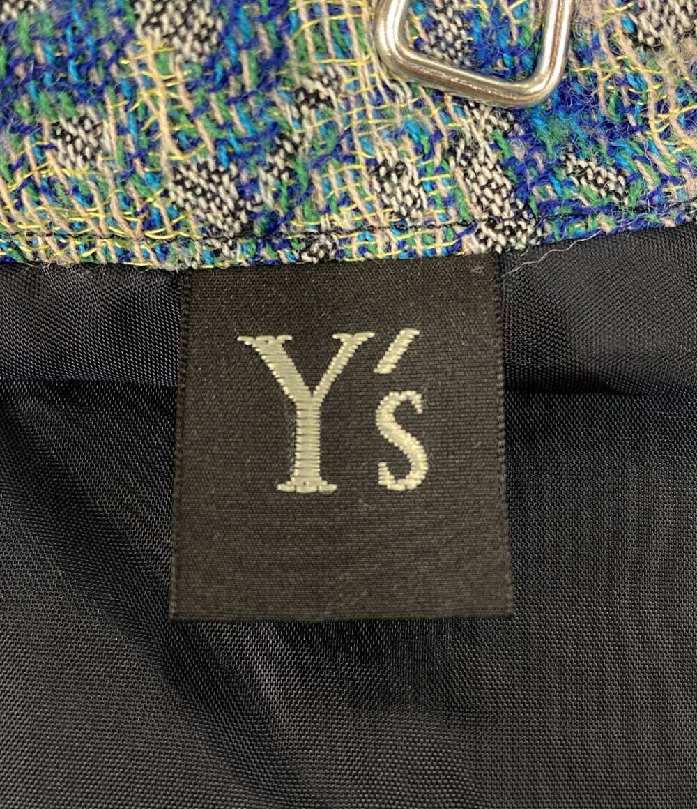 Y's サルエルパンツ YV-P21-113 ブルー系 切替 変形 メンズ SIZE 1 ワイズ