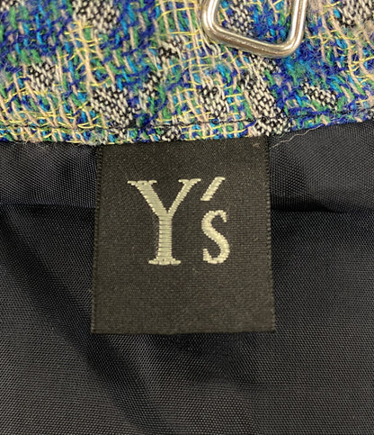 Y's サルエルパンツ YV-P21-113 ブルー系 切替 変形 メンズ SIZE 1 ワイズ