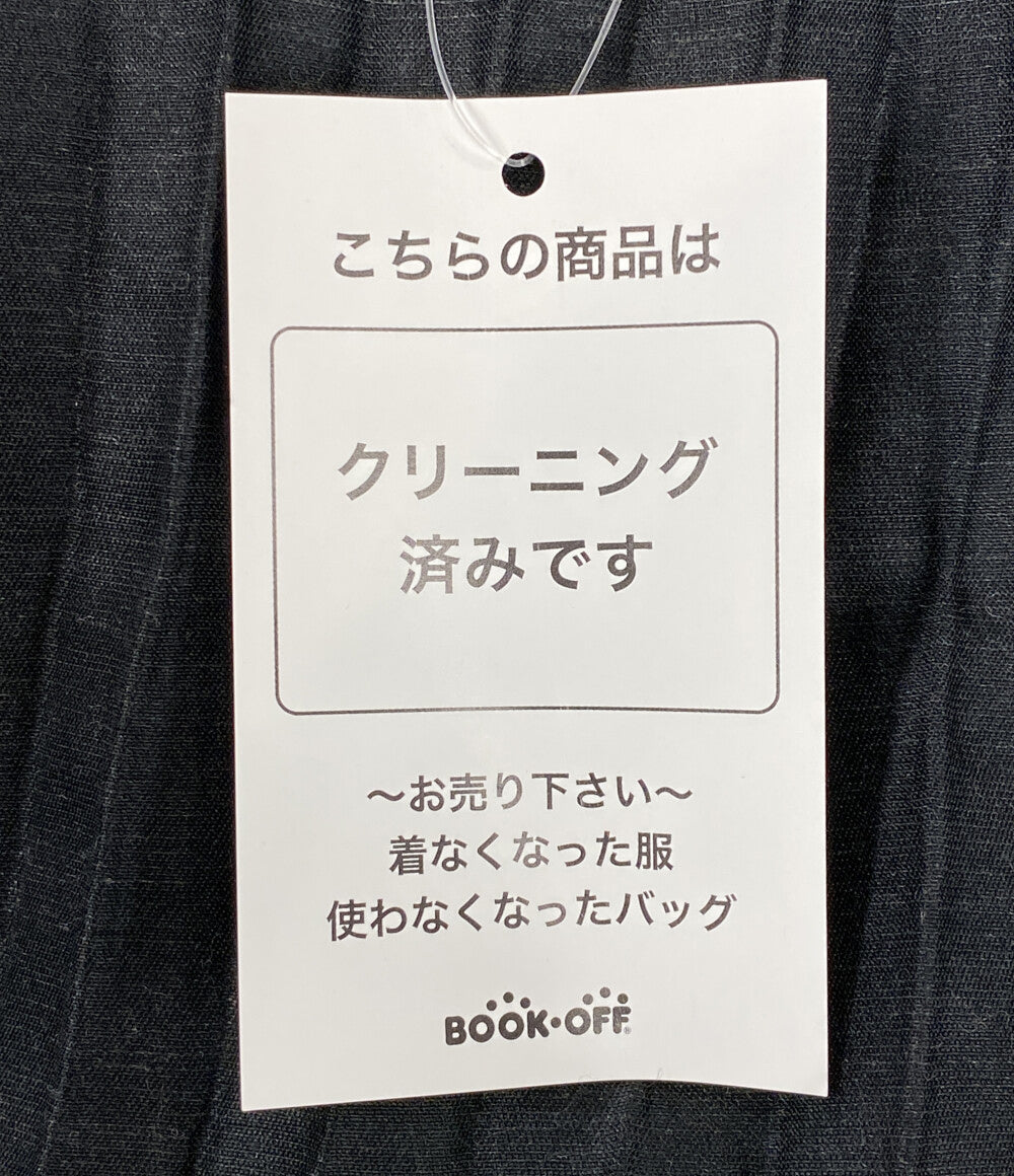 ISSEY MIYAKE ノースリーブワンピース IM03FH123 ブラック レディース SIZE 2 イッセイミヤケ