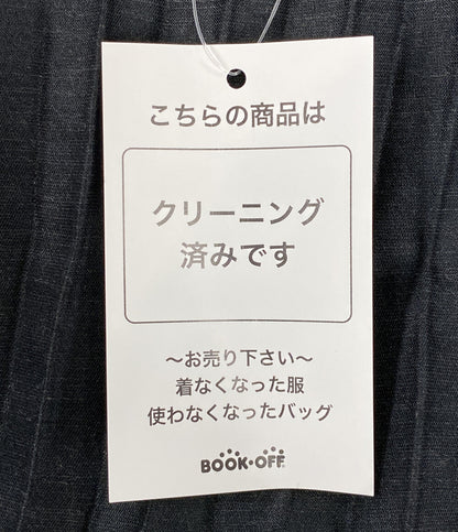 ISSEY MIYAKE ノースリーブワンピース IM03FH123 ブラック レディース SIZE 2 イッセイミヤケ