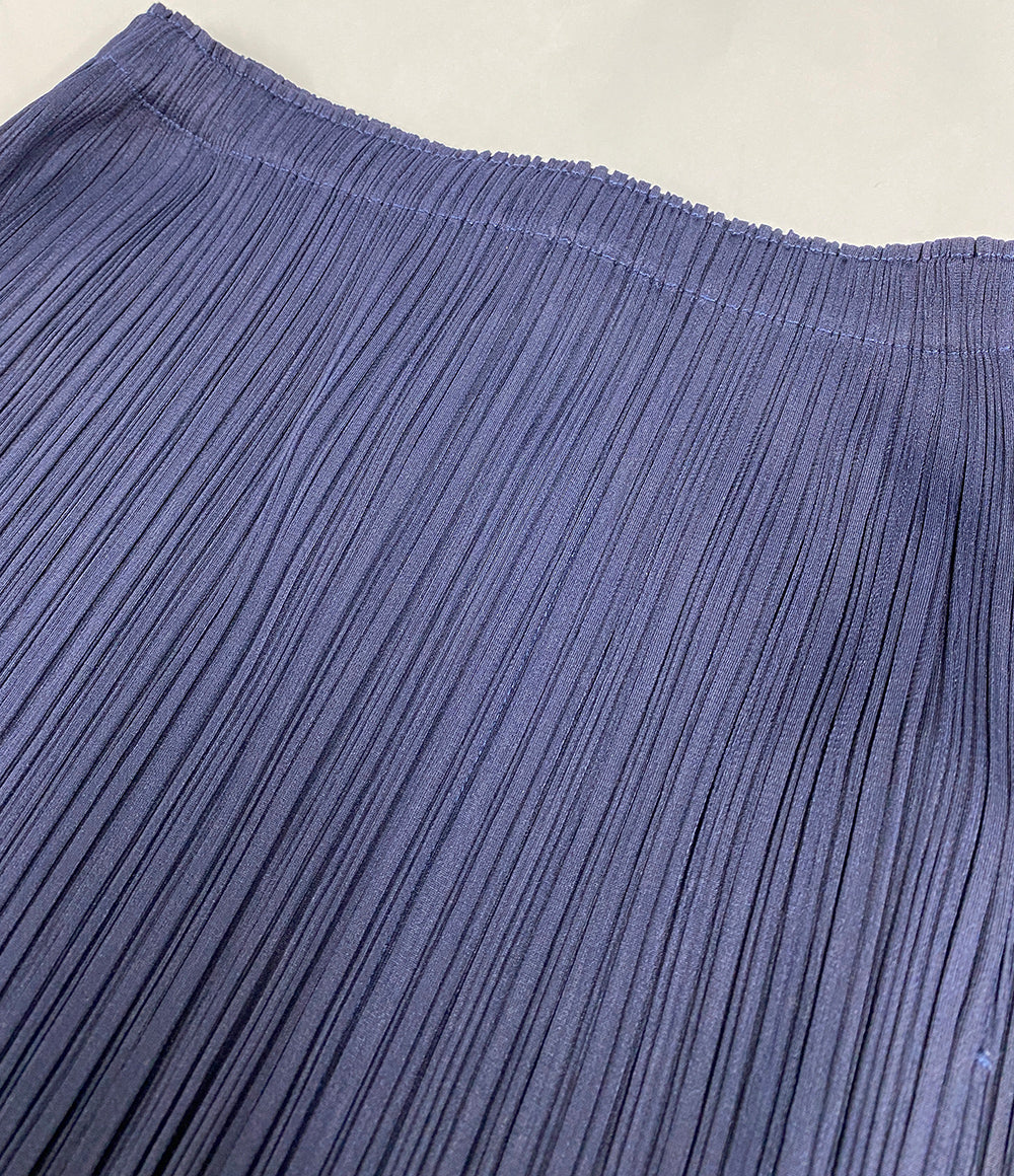 美品 PLEATS PLEASE スカート PP55-JG908 ネイビー レディース SIZE 2 プリーツプリーズ
