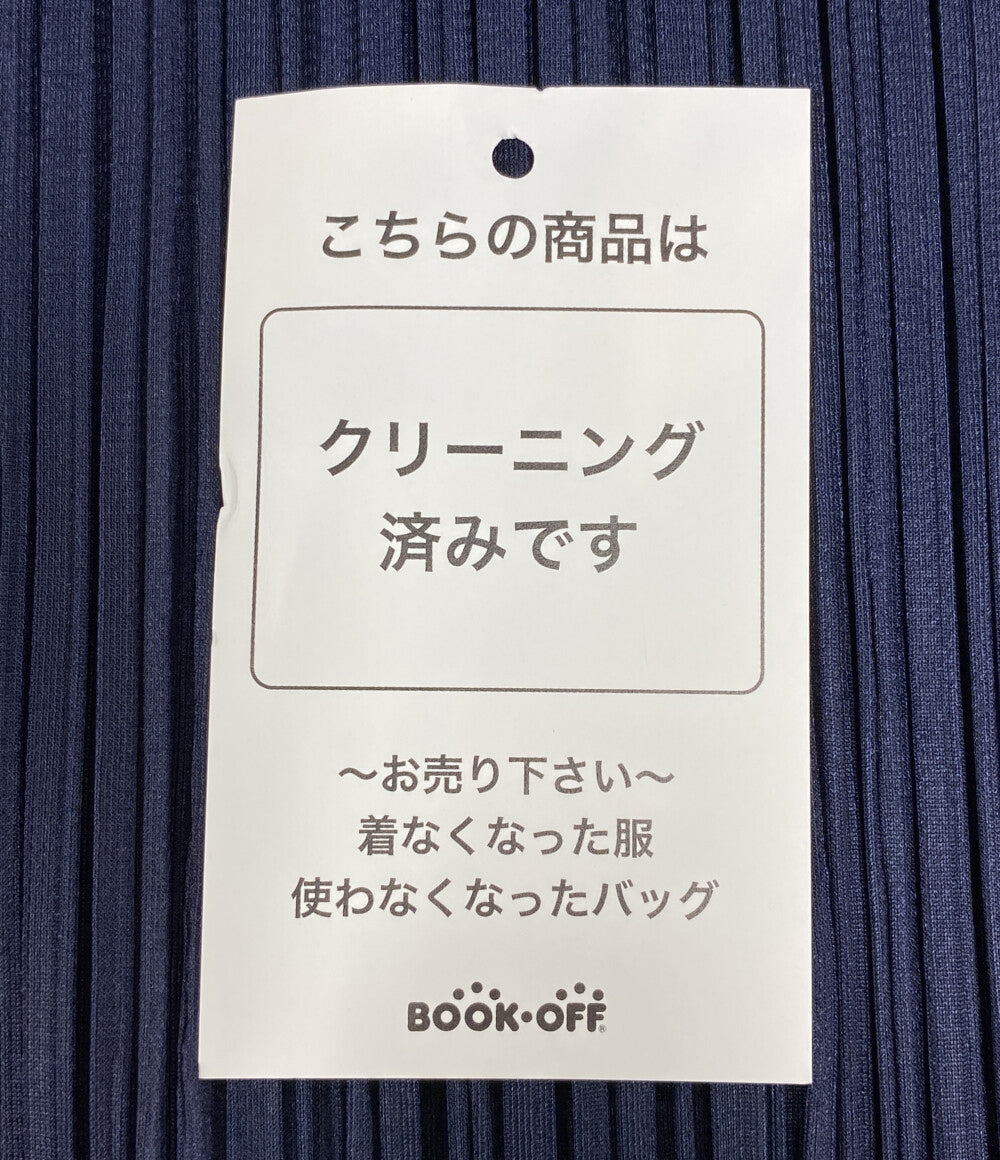 美品 PLEATS PLEASE スカート PP55-JG908 ネイビー レディース SIZE 2 プリーツプリーズ