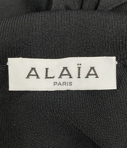 ALAIA アライア 長袖ワンピース シアー AA9R22301M694 タートルワンピ レディース SIZE 34