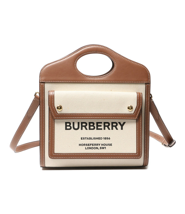 BURBERRY ショルダーバッグ ミニポケットバッグ 2WAY 80393611 レディース バーバリー