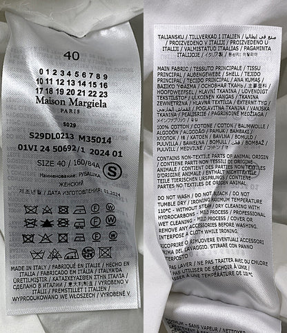 美品 MARTIN MARGIELA 長袖シャツ S29DL0213 メンズ SIZE 40 マルタンマルジェラ
