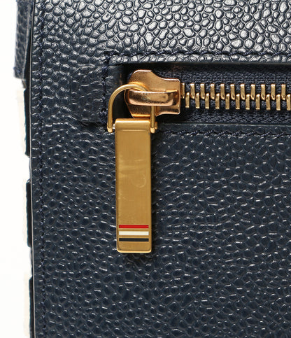 THOM BROWNE ショルダーバッグ スモールリポーターバッグ ペプルグレインレザー メンズ トムブラウン