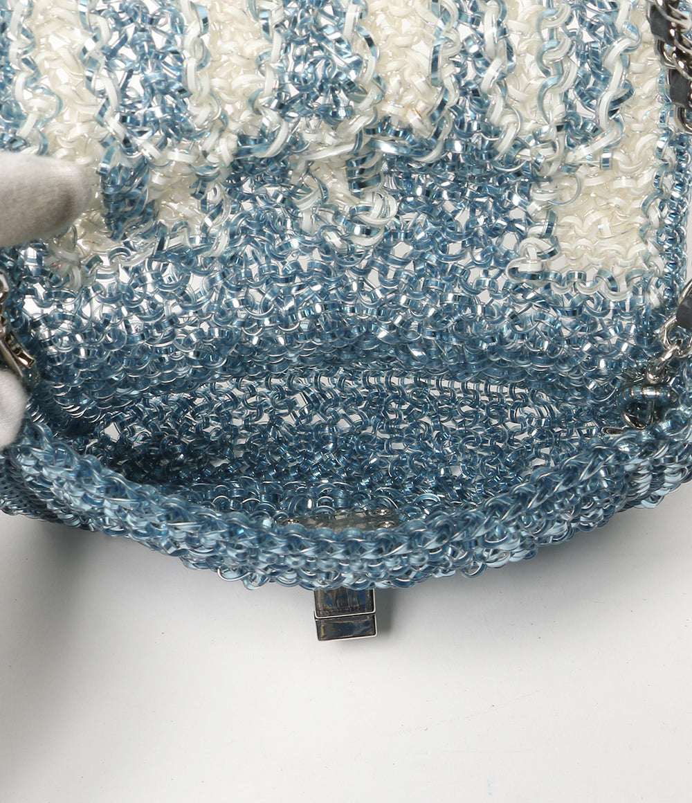 美品 ANTEPRIMA ストライプワイヤーショルダー レディース アンテプリマ