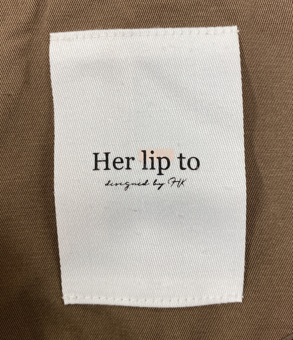 Her lip to トレンチコート ブラウン 1233307044 レディース SIZE S ハーリップトゥ