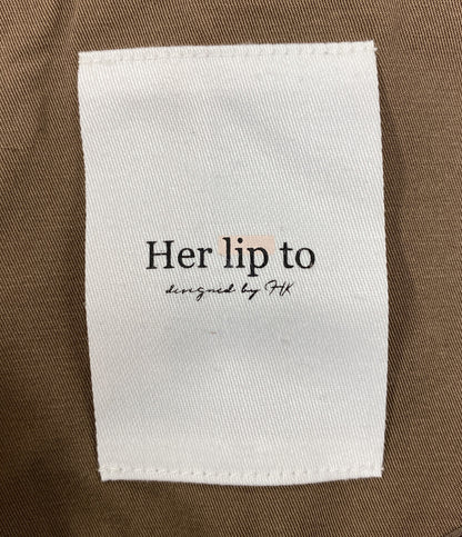 Her lip to トレンチコート ブラウン 1233307044 レディース SIZE S ハーリップトゥ