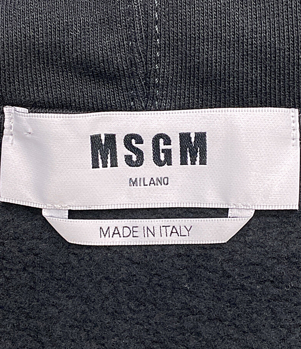 MSGM パーカー ロゴ ブラック 2940MM87 メンズ SIZE M エムエスジーエム
