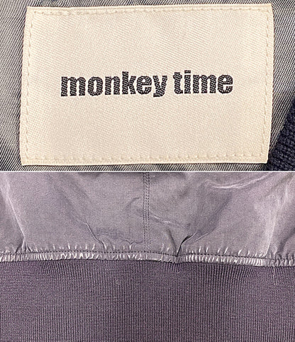 MONKEY TIME ブルゾン ジップアップ ネイビー 1286-174-0534 メンズ SIZE M モンキータイム