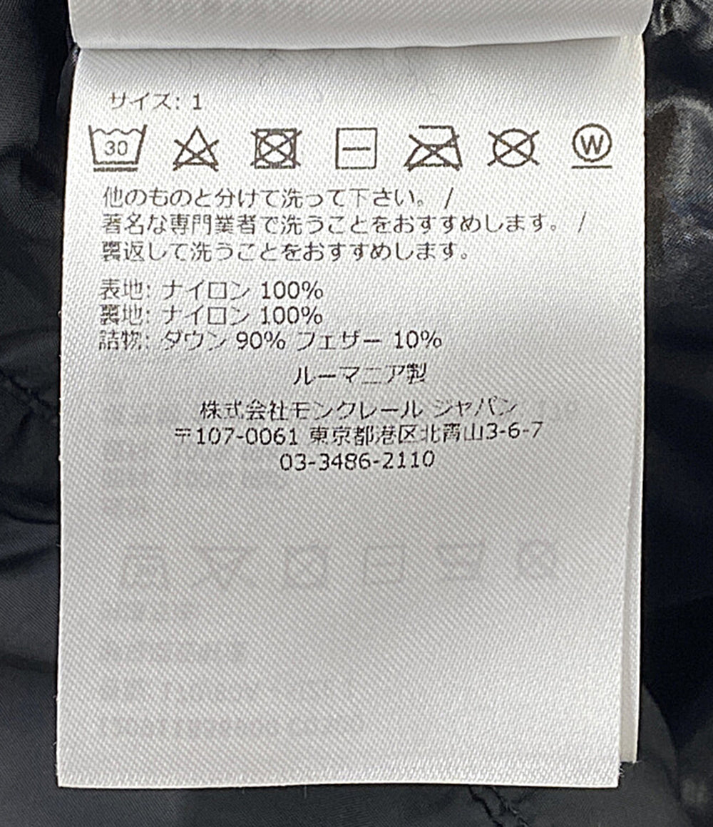 美品 MONCLER ダウンジャケット MONTCLA GIUBBOTTO BK 22年 レディース SIZE 1 モンクレール