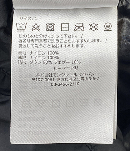 美品 MONCLER ダウンジャケット MONTCLA GIUBBOTTO BK 22年 レディース SIZE 1 モンクレール