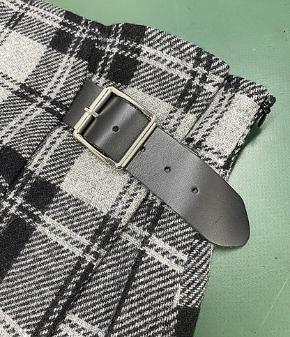 O’NEILL オニール ラップ風スカート グレーチェック 584B レディース SIZE GB8