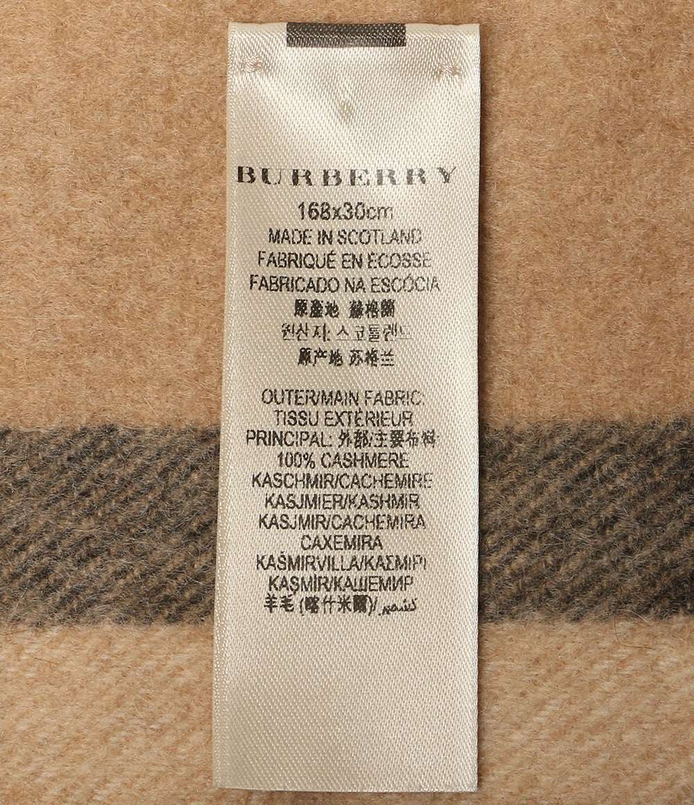 美品 BURBERRY マフラー ノバチェック レディース バーバリー