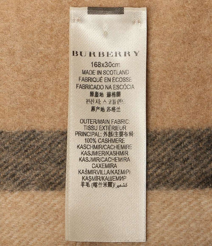 美品 BURBERRY マフラー ノバチェック レディース バーバリー