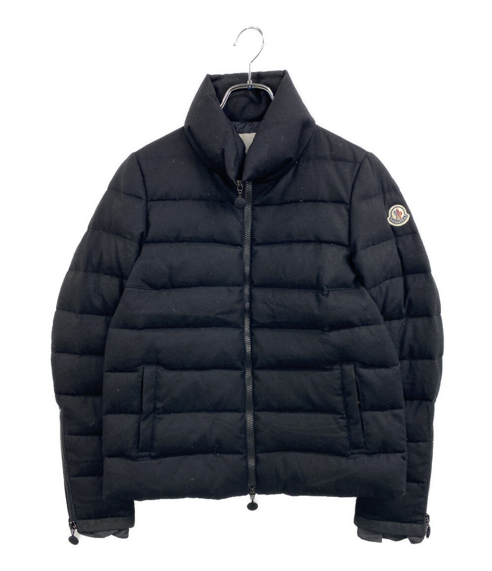 MONCLER ダウンジャケット SEORI sacaiコラボ 袖フリル ブラック 112-09S-46976-05 レディース SIZE - モンクレール