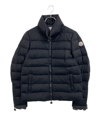 MONCLER ダウンジャケット SEORI sacaiコラボ 袖フリル ブラック 112-09S-46976-05 レディース SIZE - モンクレール