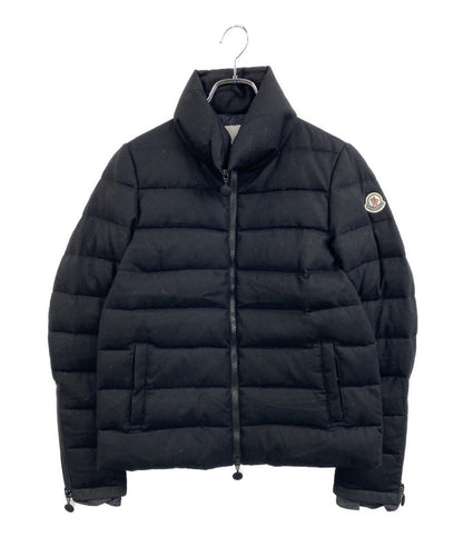 MONCLER ダウンジャケット SEORI sacaiコラボ 袖フリル ブラック 112-09S-46976-05 レディース SIZE - モンクレール