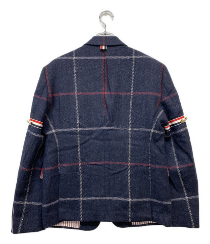 美品 THOM BROWNE テーラードジャケット ウール100 アームバンド メンズ SIZE 2 トムブラウン