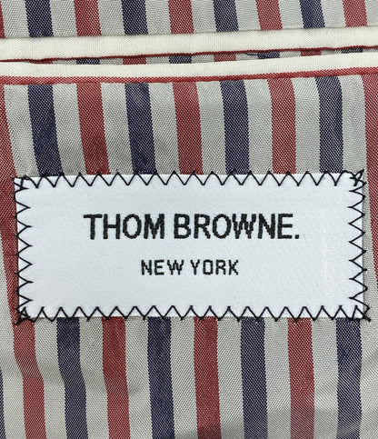 美品 THOM BROWNE テーラードジャケット ウール100 アームバンド メンズ SIZE 2 トムブラウン