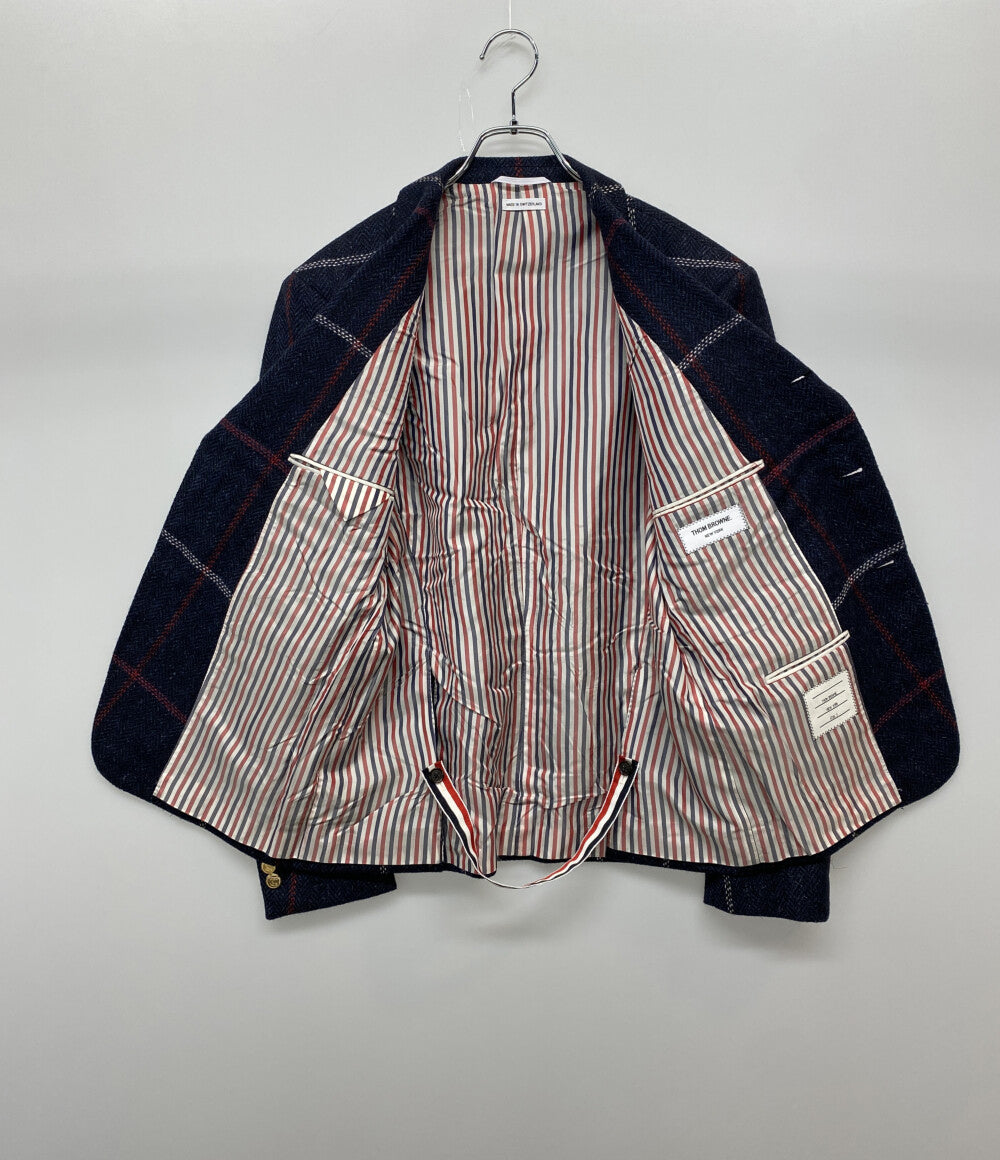 美品 THOM BROWNE テーラードジャケット ウール100 アームバンド メンズ SIZE 2 トムブラウン