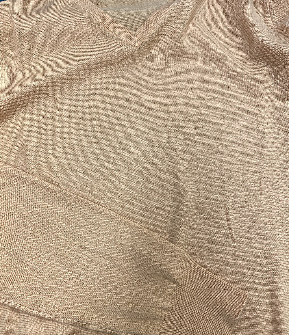美品 Loro Piana ニット イエロー カシミヤ FAG1185 レディース SIZE 52 ロロピアーナ