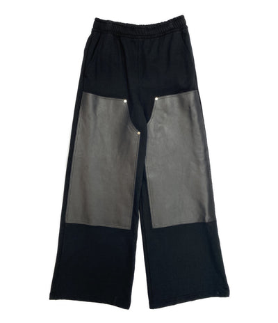 JOHN LAWRENCE SULLIVAN パンツ コットン ブラック 2A012-0225-16 メンズ SIZE S ジョンローレンスサリバン