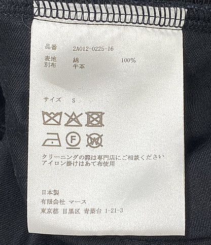 JOHN LAWRENCE SULLIVAN パンツ コットン ブラック 2A012-0225-16 メンズ SIZE S ジョンローレンスサリバン