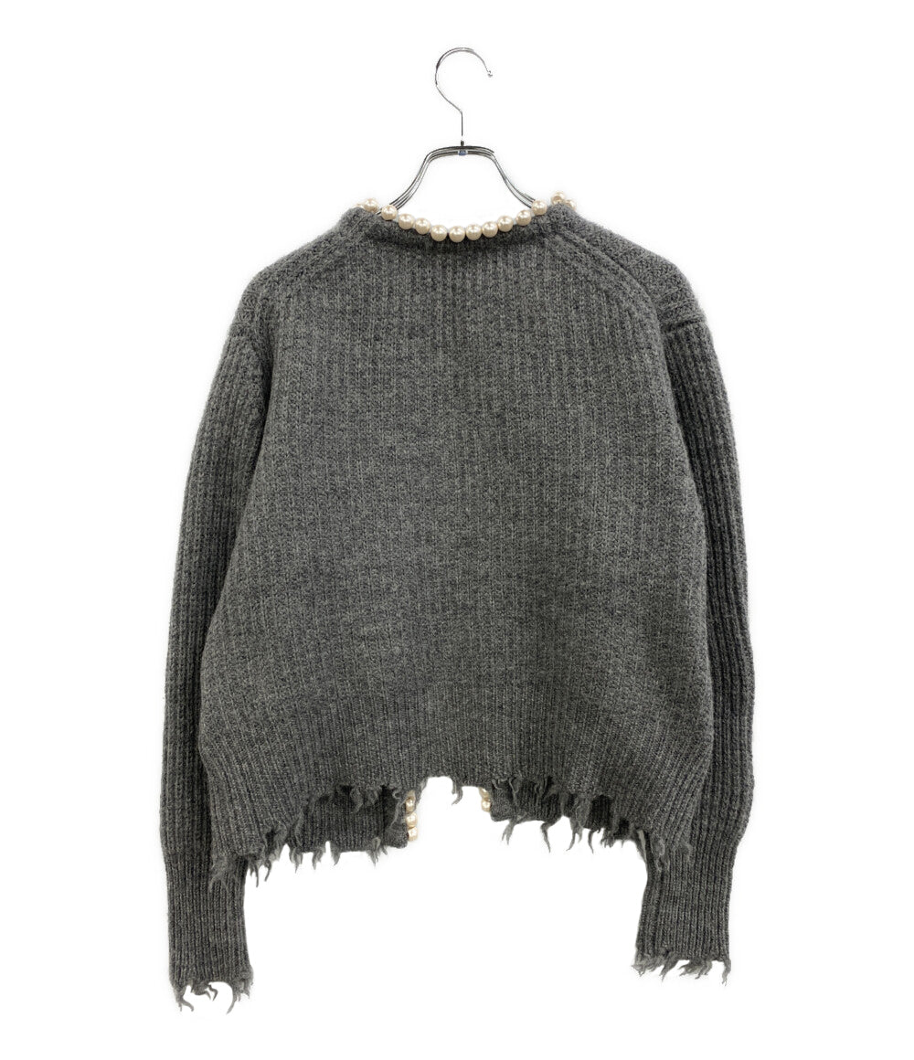 美品 MADISONBLUE ニットジャケット MB224-8012 レディース SIZE S マディソンブルー