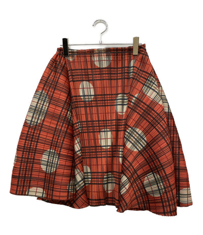 PLEATS PLEASE スカート 水玉チェック柄 PP64-JG247 レディース SIZE - プリーツプリーズ