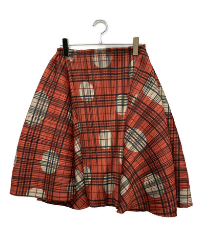 PLEATS PLEASE スカート 水玉チェック柄 PP64-JG247 レディース SIZE - プリーツプリーズ