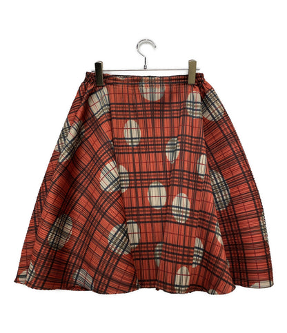PLEATS PLEASE スカート 水玉チェック柄 PP64-JG247 レディース SIZE - プリーツプリーズ