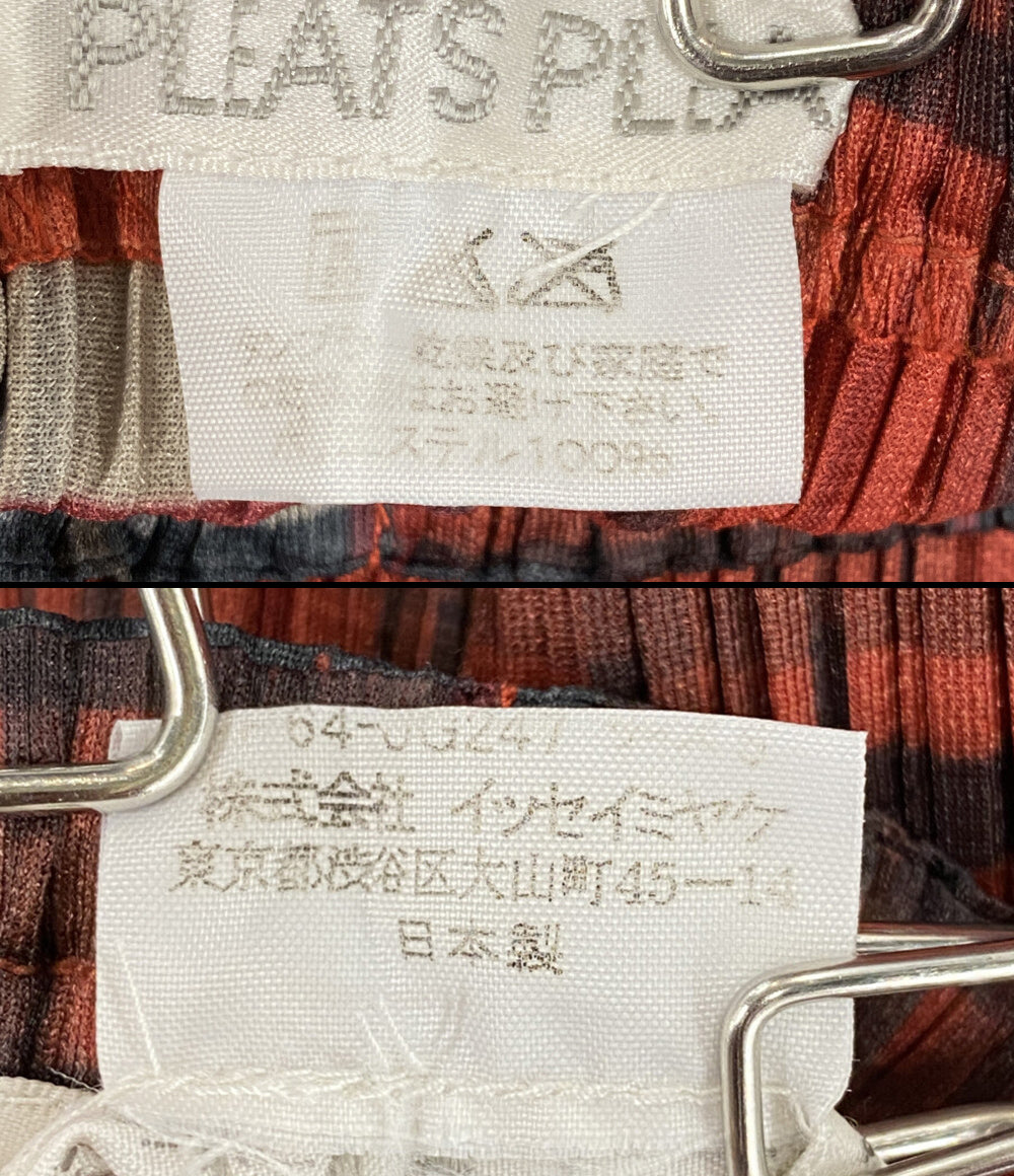 PLEATS PLEASE スカート 水玉チェック柄 PP64-JG247 レディース SIZE - プリーツプリーズ